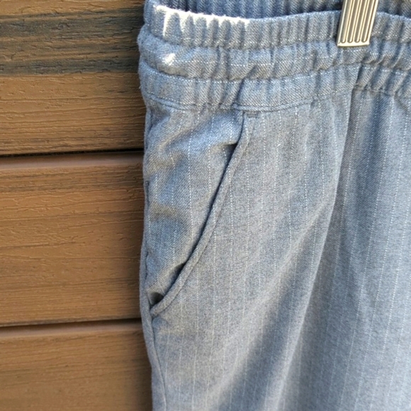 H&M Women's Stretch Waist Gray Drawstring Pants - Size 10 Excellent Condition - Picture 3 of 6